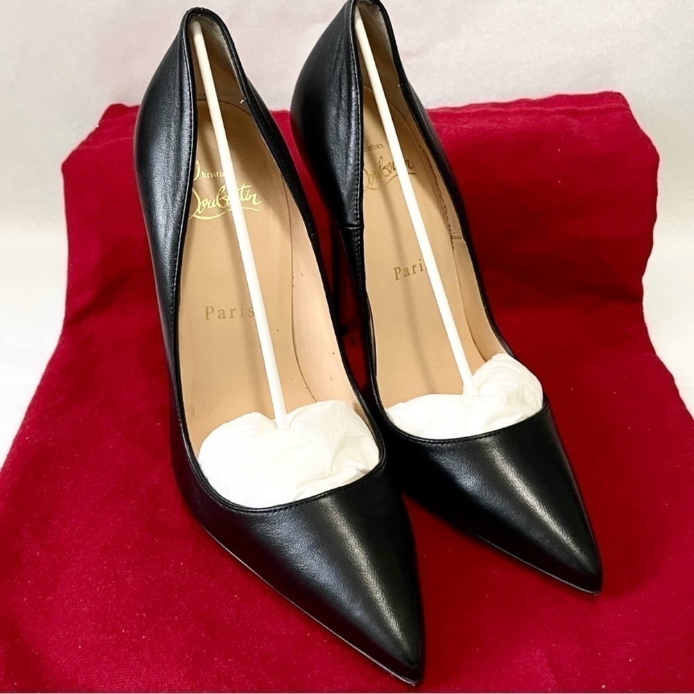 Christian Louboutin so kate stilletos 100mm, Nappa black Leather EU34 - Picture 6 of 8